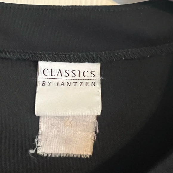 Vintage Jacket Classics by Jantzen Collarless Stretch Black - Picture 3 of 6